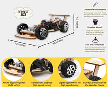 Load image into Gallery viewer, ZOVRION Wireless Remote Control Car Kit F1, Science Project Kit for Kids/Students/Education, STEM Project Model Car Kits to Build, Ideal Choice for Family and School