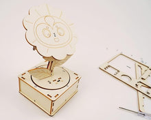 Load image into Gallery viewer, ZOVRION DIY Wooden Sunflower Science Building Kit - Interactive STEM Toy with Light Sensors and Motor - Educational Learning for Kids