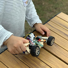 Load image into Gallery viewer, Pica Toys Wooden Wireless Remote Control F1 Racing Car Science Kit to Build (3 Pack of Green)