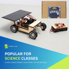 Load image into Gallery viewer, ZOVRION Solar Car V1 Model Kits to Build, Science Experiment Kit for Kids Age 8-12, Wireless Remote Control Robotic Stem Project, Electric Motor Hybrid Powered